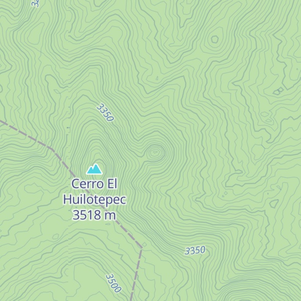 Map of Cerro El Huilo