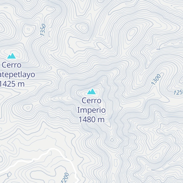Map of Cerro Imperio