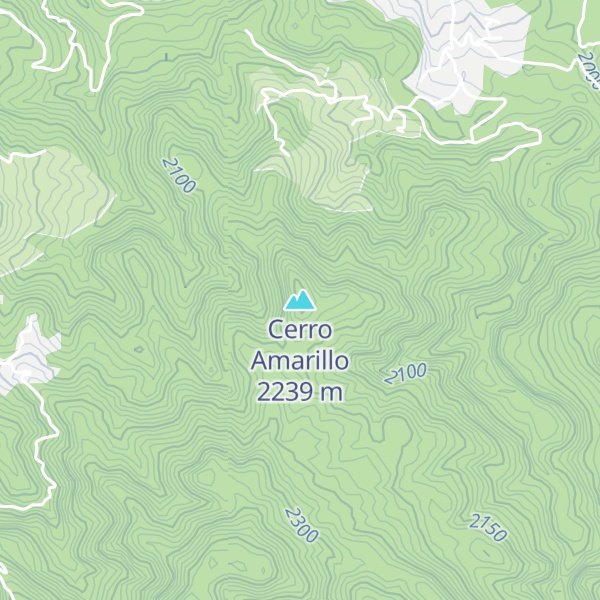 Map of Cerro Amarillo