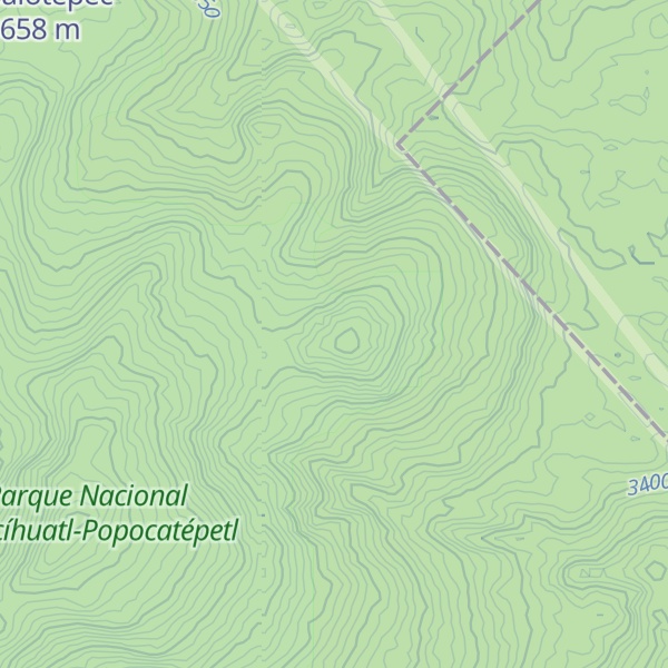 Map of Cerro Moyotepec