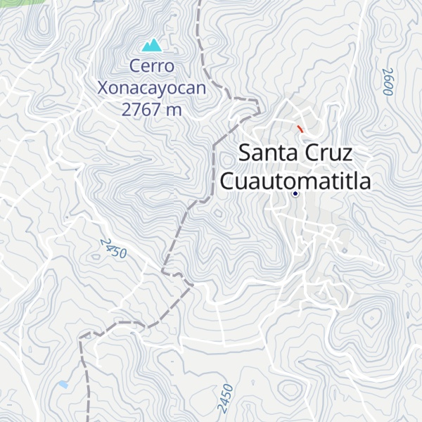 Map of Cuachachal