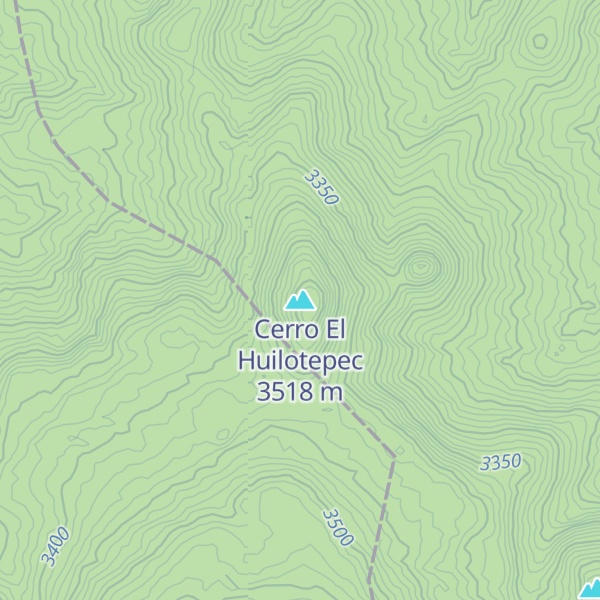 Map of Cerro El Huilotepec