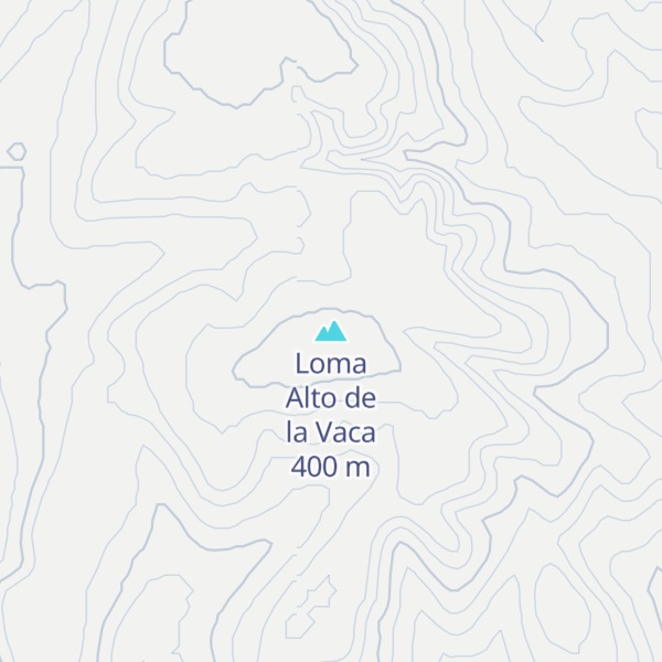 Map of Loma Alto de la Vaca