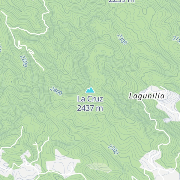 Map of La Cruz