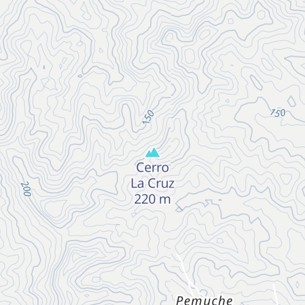 Map of Cerro La Cruz