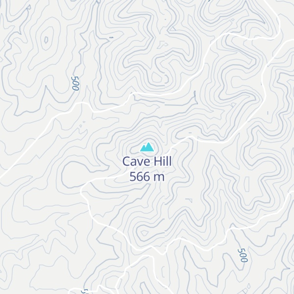 Map of Cave Hill