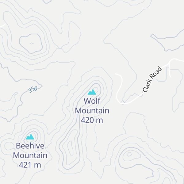 Map of Wolf Mountain