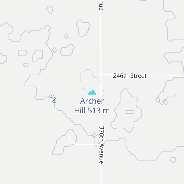 Map of Archer Hill