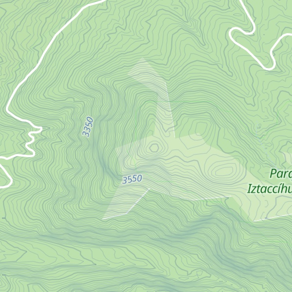 Map of Cerro Yoloxochitl