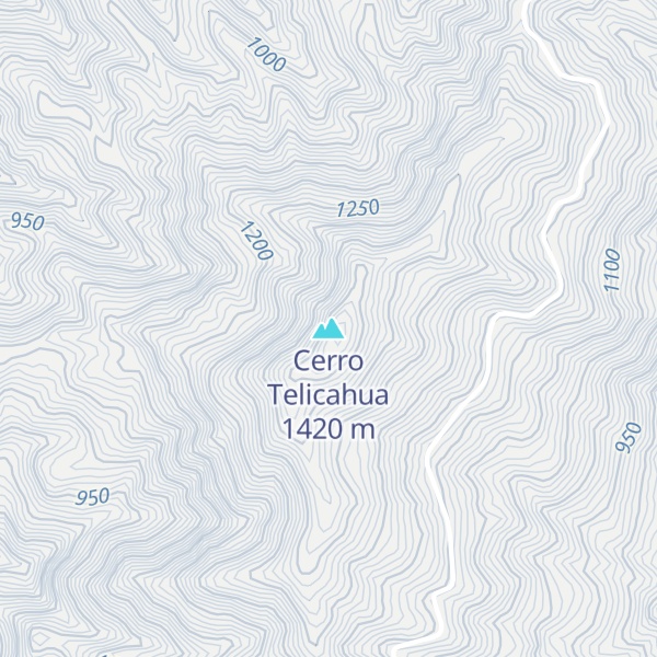 Map of Cerro Telicahua