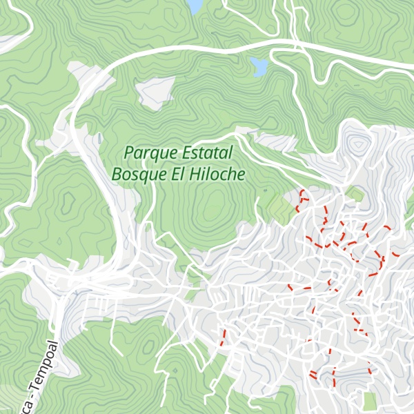 Map of Cerro Hiloche