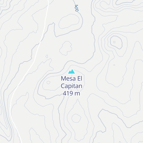 Map of Mesa El Capitan