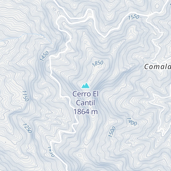 Map of Cerro El Cantil