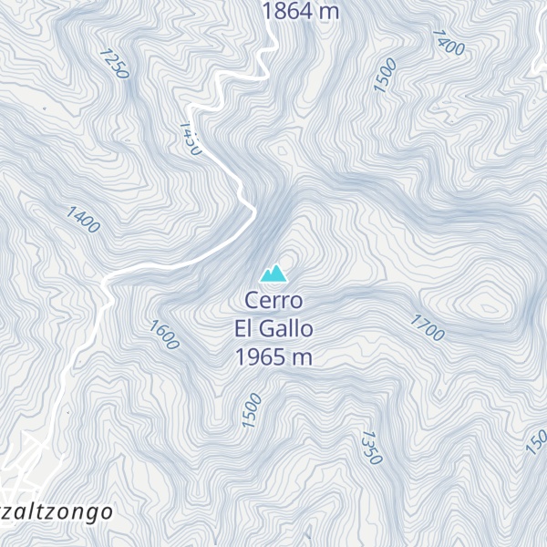 Map of Cerro El Gallo