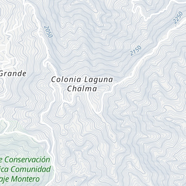 Map of Cerro Tres Niños