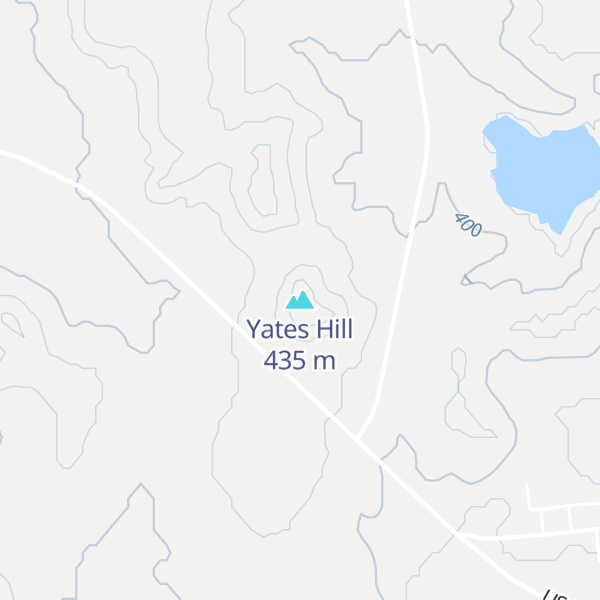 Map of Yates Hill