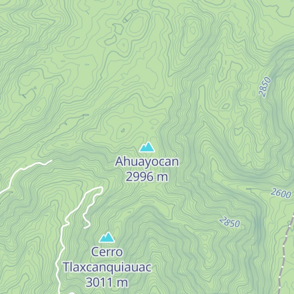 Map of Ahuayocan