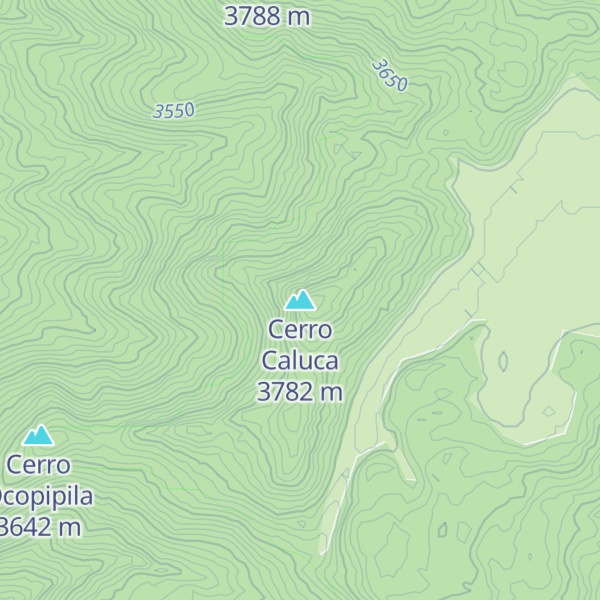 Map of Cerro Caluca
