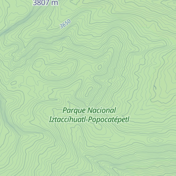 Map of Cerros Blancos