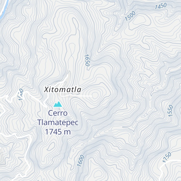Map of Cerro Canton