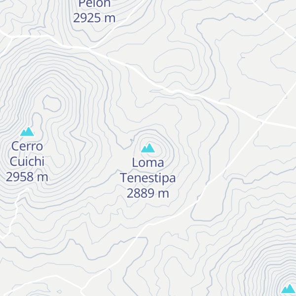 Map of Loma Tenestipa