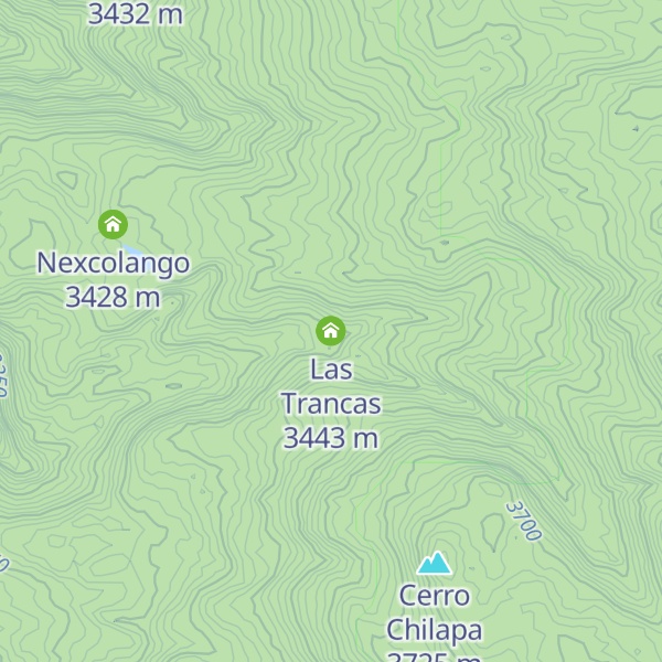 Map of Las Trancas