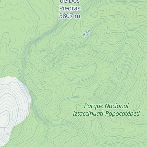 Map of Cerro El Mirador