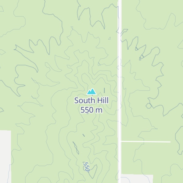 Map of South Hill