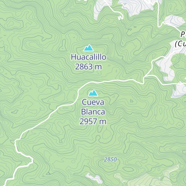Map of Cueva Blanca