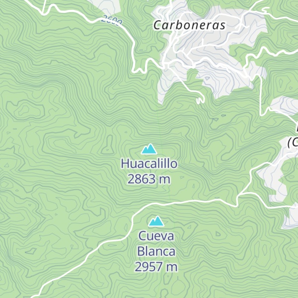 Map of Huacalillo