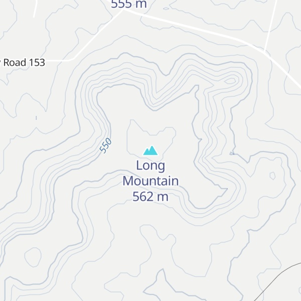Map of Long Mountain