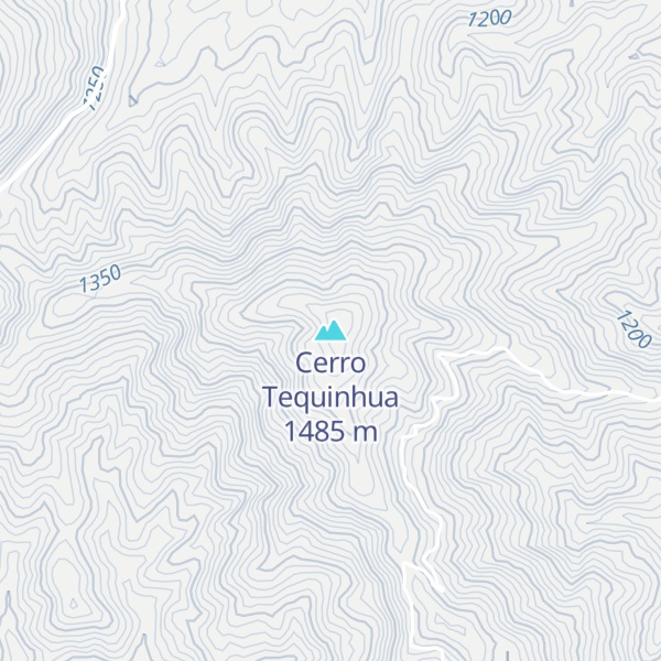 Map of Cerro Tequinhua