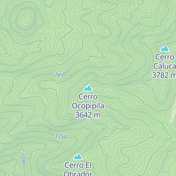 Map of Cerro Ocopipila
