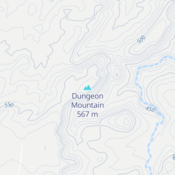 Map of Dungeon Mountain