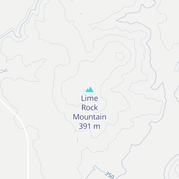 Map of Lime Rock Mountain