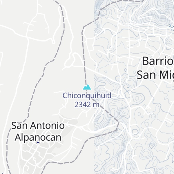Map of Chiconquihuitl