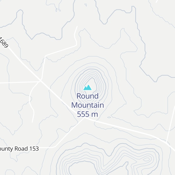 Map of Round Mountain
