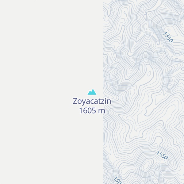 Map of Zoyacatzin