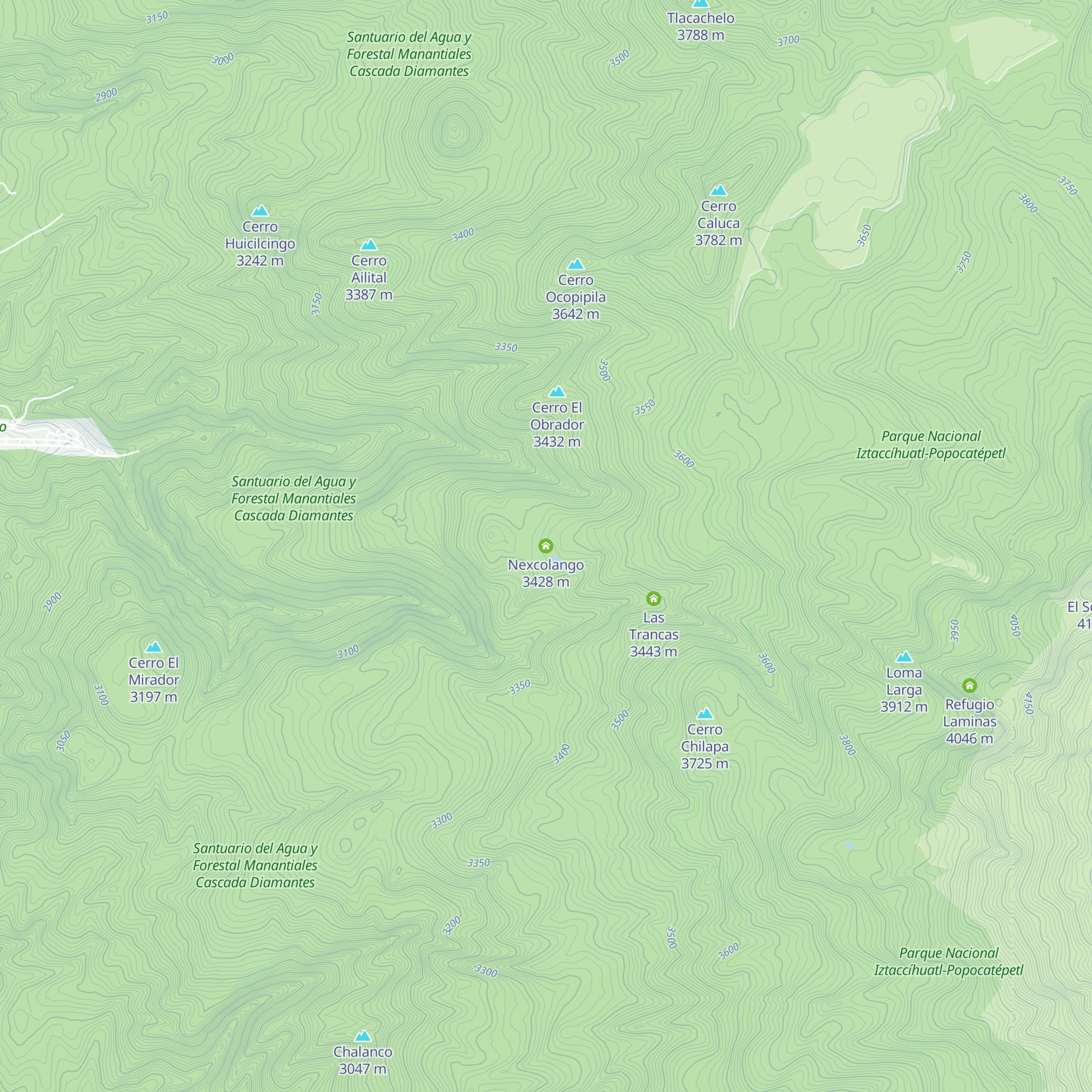Nexcolango map