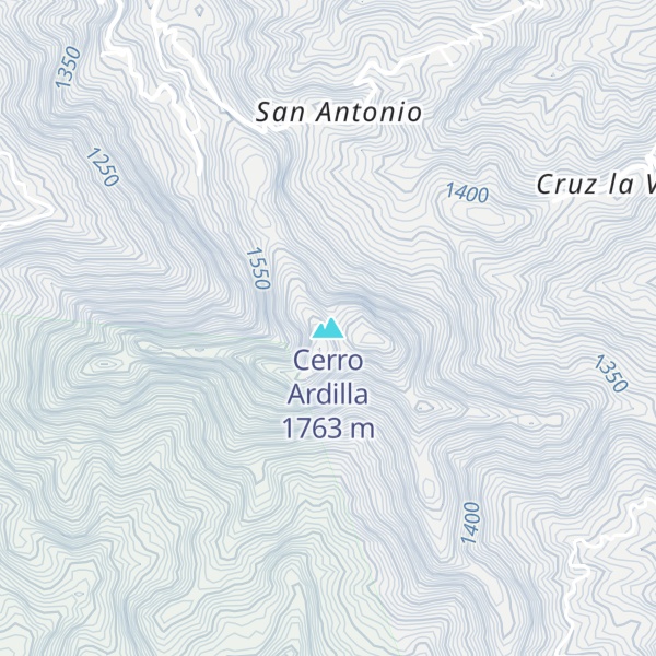 Map of Cerro Ardilla