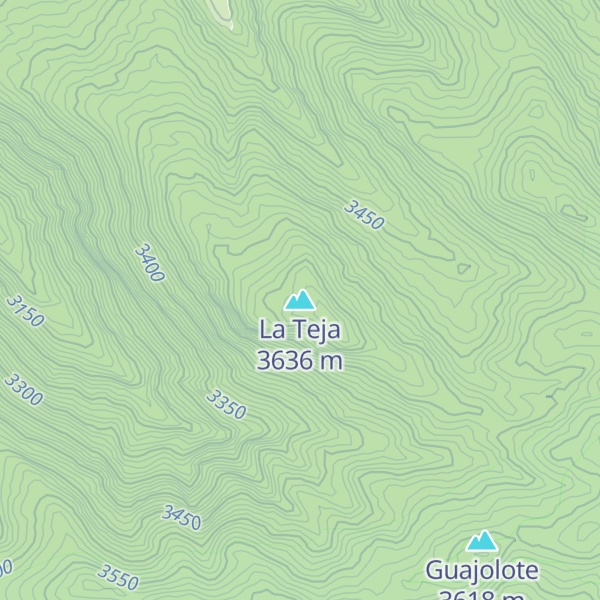 Map of La Teja