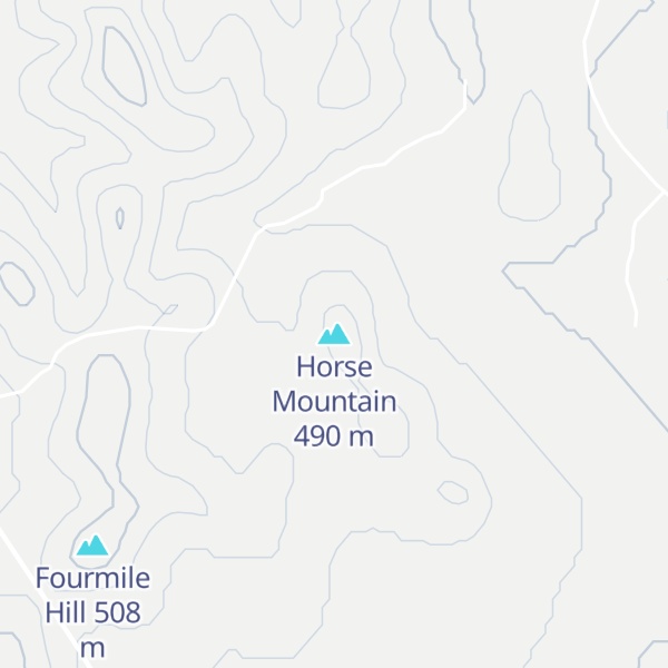 Map of Horse Mountain