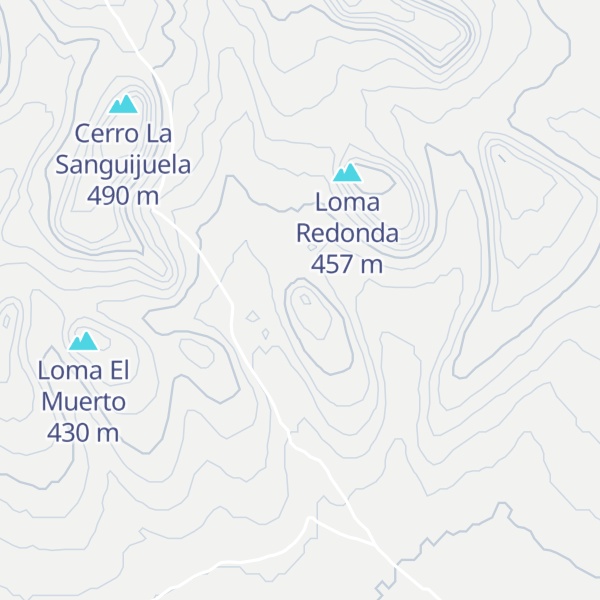 Map of Loma Chacana
