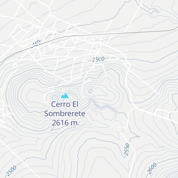 Map of Cerro La Cuevita