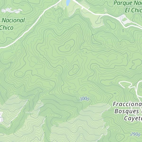 Map of Cerro de las Palmas