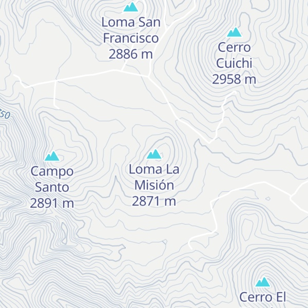 Map of Loma La Misión