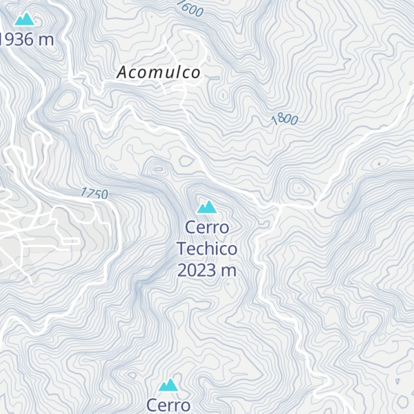 Map of Cerro Techico