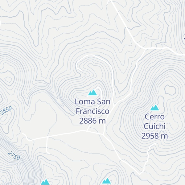 Map of Loma San Francisco