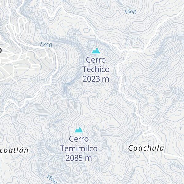 Map of Cerro Santo Roa