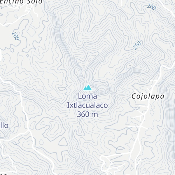 Map of Loma Ixtlacualaco